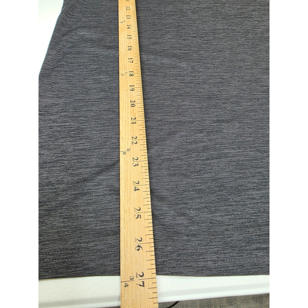Old Navy Active Mens Go-Dry Quarter Zip Pullover Grey Size M Long Sleeve - Picture 6 of 7
